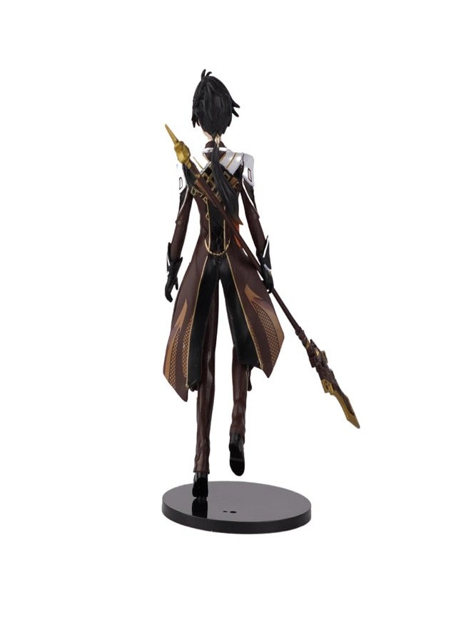 Offo Zhongli Action Figure | Genshin Impact Anime Figurine | 22 cm PVC with 3D Mould | Lightweight & Durable Showpiece for Desk, Room, Shelf | Gift for Anime Fans & Collectors - Image 3